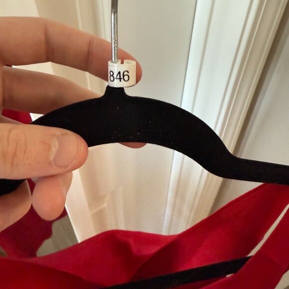 New With Tags Norma Kamali MARIA MINI DRESS Size Medium Color Tiger Red - Picture 5 of 5